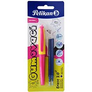 PELIKAN 1 pc + 2 refills, yellow/pink - Eraser Pen