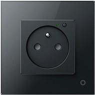 Glasense skleněná Graphenium Black - Chytrá zásuvka