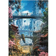 HEYE Puzzle Future Cities: business district 1000 pieces - Jigsaw Puzzle