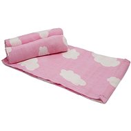 Home Elements Cloth nappies 70×70 cm, set of 3, pink puffs - Cloth Nappies
