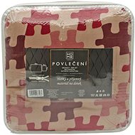 HOME ELEMENTS Single bed linen microflannel, Puzzle - Bed Linen