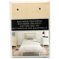 HOME ELEMENTS Cotton single bed linen, light grey - Bed Linen