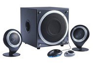 HERCULES REPRO XPS 2.101 Black, 2.1, 35W sub, 2 x 12,5W sat - -