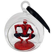 Christmas Inspiration Marvel Glass Open Ball 3D Spider Man Figure - Christmas Ornaments