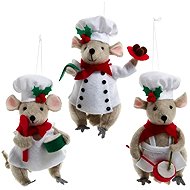 Kurt Adler Felt ornaments mice 1 piece - Christmas Ornaments