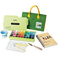 Himi Gouache colours Twin Cup Gouache Set, 72 Colours, Apple Green Case, set of 8 - Gouache Paints