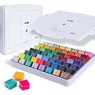 HIMI Jelly Cup Gouache Set 56 Colours, White Case Edition - Gouache Paints