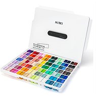 HIMI Twin Cup Gouache Set 112 Colours, White Edition - Gouache Paints