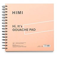 HIMI Gouache Pad Pink, 21,5 × 21,5 cm, 50 sheets - Sketchbook