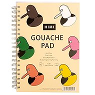 HIMI Gouache Pad for gouache painting, circular, 18 × 25 cm, 50 sheets - Sketchbook