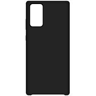Hishell Premium Liquid Silicone für Samsung Galaxy Note 20 schwarz - Handyhülle