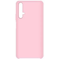 Hishell Premium Liquid Silicone for Honor 20/Huawei Nova 5T, Pink - Phone Cover