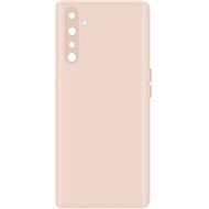 Hishell Premium Liquid Silicone Realme 6 rózsaszín tok - Telefon tok