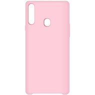 Hishell Premium Liquid Silicone für Samsung Galaxy A20s pink - Handyhülle