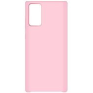 Hishell Premium Liquid Silicone for Samsung Galaxy Note 20, Pink - Phone Cover