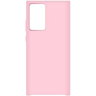 Hishell Premium Liquid Silicone for Samsung Galaxy Note 20 Ultra 5G, Pink - Phone Cover