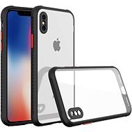 Hishell Two Colour Clear Case for iPhone X Black - Phone Cover