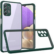 Hishell Two Colour Clear Case for Galaxy A32 4G Green - Phone Cover