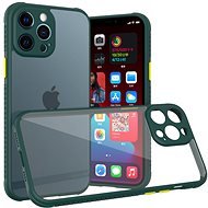 Hishell two colour clear case for iphone 13 pro max green - Handyhülle