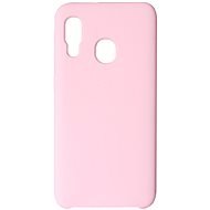 Hishell Premium Liquid Silicone for Samsung Galaxy A20e, Pink - Phone Cover