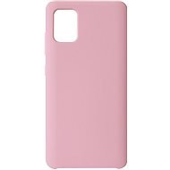 Hishell Premium Liquid Silicone for Samsung Galaxy A51, Pink - Phone Cover