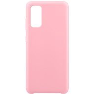 Hishell Premium Liquid Silicone für Samsung Galaxy S20 Pink - Handyhülle