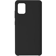 Hishell Premium Liquid Silicone for Samsung Galaxy A51, Black - Phone Cover