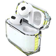 Hishell Two Colour Clear Case for Airpods 3 Yellow - Headphone Case