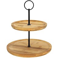 HIT 2-Tier Cake Stand, Bamboo - Tiered Stand