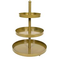 HIT Metal 3-Tier Cake Stand, Gold - Tiered Stand