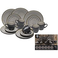 HIT Kaffeeservice KOS, 18-tlg., grau - Tafelservice