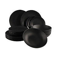 HIT Dining set 18 pcs black - Dish Set