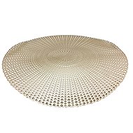 HIT Round Placemat 40cm, Gold/Black - Placemat