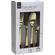 HIT Cutlery Set, 16 pcs, Gold - Cutlery Set