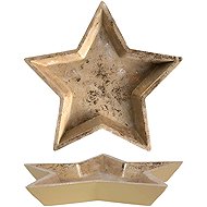 HIT Decorative Plate 32 cm, Star, Gold - Plate