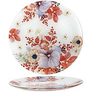 HIT talíř dezertní 15 cm, sklo, květiny - Plate
