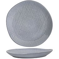 HIT Dessertteller 21 cm, Keramik, grau - Teller