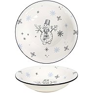 HIT Deep Plate 21cm, Snowman - Plate