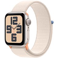 Apple Watch SE 40mm Starlight Aluminium Case with Starlight Sport Loop - Chytré hodinky