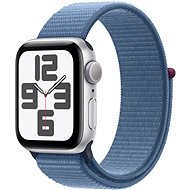 Apple Watch SE 40mm Silver Aluminium Case with Winter Blue Sport Loop - Smart Watch
