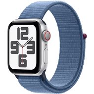Apple Watch SE Cellular 40mm Silver Aluminium Case with Winter Blue Sport Loop - Chytré hodinky