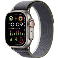Apple Watch Ultra 2 49mm Titanium Case with Green/Grey Trail Loop - M/L - Chytré hodinky