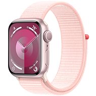 Apple Watch Series 9 41mm Pink Aluminium Case with Light Pink Sport Loop - Smart Watch