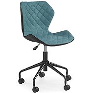 HALMAR Matrix black-turquoise - Children’s Desk Chair