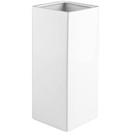 by inspire Vase Quadro (12x29cm), White - Vase