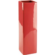 by inspire Vase "Quadro" (8 x 29cm), Red - Vase