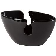 by inspire Bowl "Holes" (17,5x8,5x8cm), Black - Vase
