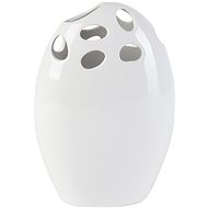 by inspire Vase "Egg Hole" (15x8,5x21,5cm), White - Vase