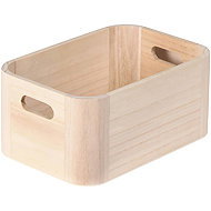 H&L Storage box WoodyBox S, light wood, 24 × 16.5 × 10.5 cm - Storage Box