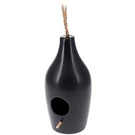 H&L ceramic birdhouse Modern, black - Nesting Box